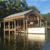 1929 Bridge Deck Cruiser on the Magnolia River